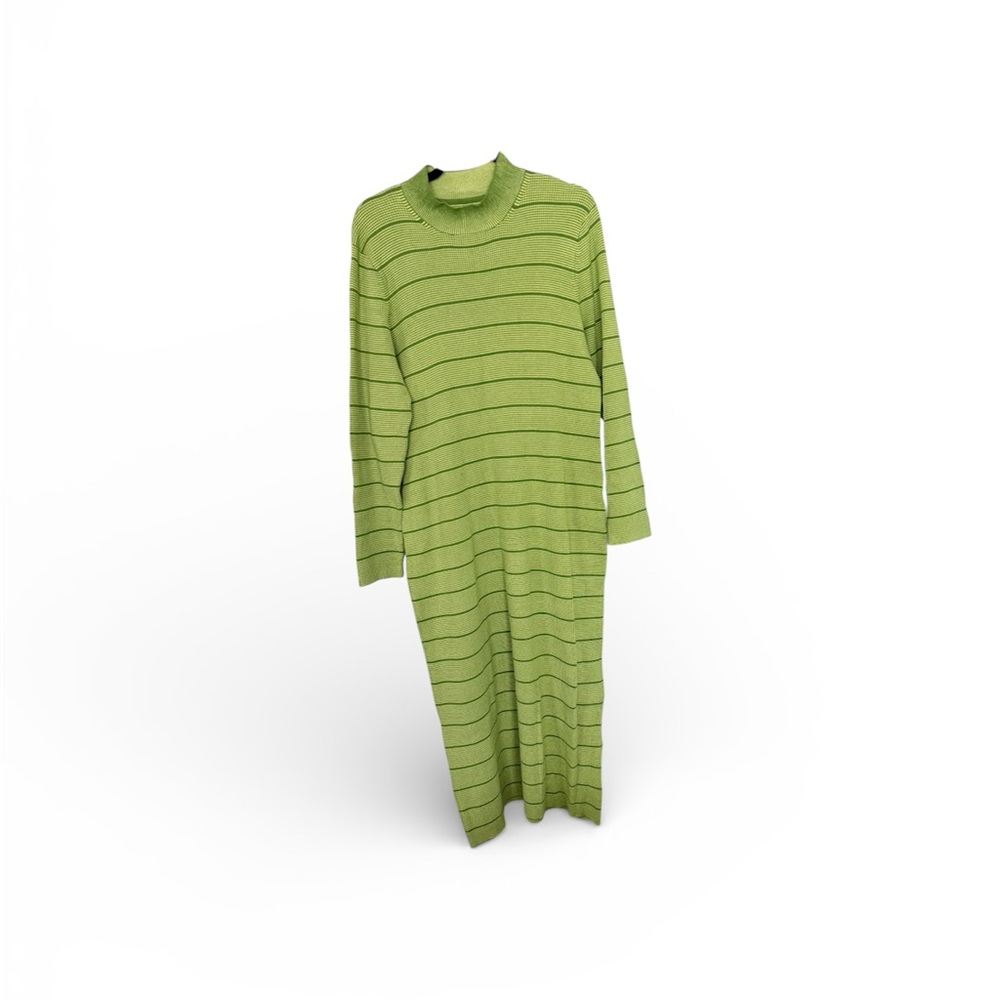 House of Aama Green Checkered Sweater